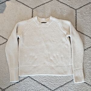 Banana Republic Crew Neck Sweater White XS